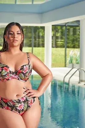 Biustonosz kąpielowy full cup Ava SK 218 Floral Maxi