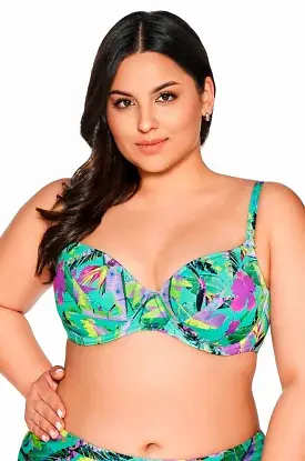 Biustonosz kąpielowy soft Ava SK 211 Vibrant Green - zdjęcie 2