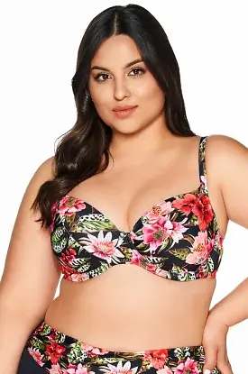 Biustonosz kąpielowy soft Ava SK 219 Floral - zdjęcie 2