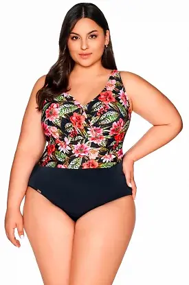 Strój kąpielowy full cup Ava SKJ 60 Floral - zdjęcie 2