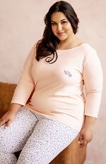 Piżama Taro Ariella 3256 3/4 2XL-3XL Z24/25 damska