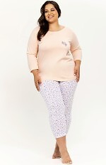 Piżama Taro Ariella 3256 3/4 2XL-3XL Z24/25 damska