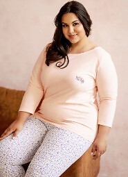Piżama Taro Ariella 3256 3/4 2XL-3XL Z24/25 damska