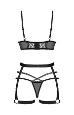Komplet Obsessive Blomentis 3-Pcs XS-2XL