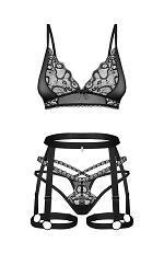 Komplet Obsessive Blomentis 3-Pcs XS-2XL