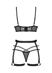 Komplet Obsessive Blomentis 3-Pcs XS-2XL