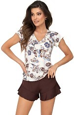 Piżama Donna Naomi 1/2 kr/r S-2XL