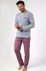 Piżama Regina 471 dł/r M-XL Z24/25 męska
