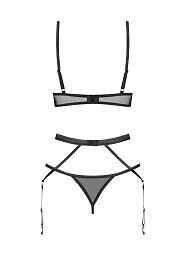 Komplet Obsessive Euridia 3-częściowy Set XS-2XL