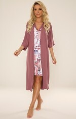 Koszula De Lafense 775 Violet 3XL-4XL