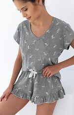 Piżama Sensis Cecily kr/r S-XL