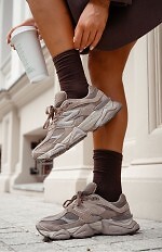 Skarpety Milena 1313 Gładka Prążek 37-41