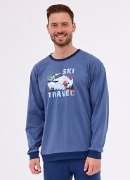 Piżama Cornette 461/257 Ski dł/r S-2XL męska