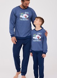 Piżama Cornette 461/257 Ski dł/r S-2XL męska