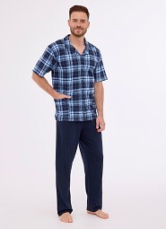 Piżama Cornette 318/52 kr/r M-2XL męska rozpinana