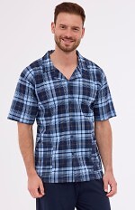 Piżama Cornette 318/52 kr/r 3XL-5XL męska rozpinana