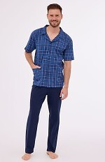 Piżama Cornette 318/51 kr/r 3XL-5XL męska rozpinana