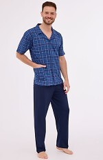 Piżama Cornette 318/51 kr/r 3XL-5XL męska rozpinana