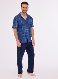Piżama Cornette 318/51 kr/r 3XL-5XL męska rozpinana