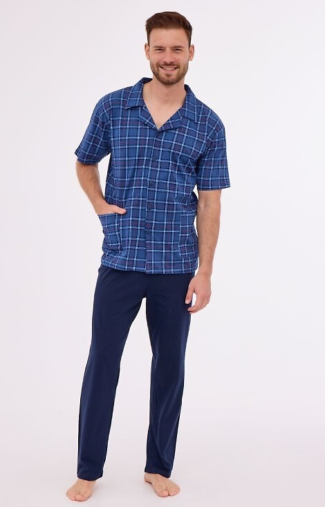 Piżama Cornette 318/51 kr/r 3XL-5XL męska rozpinana
