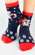 Skarpety Noviti SB089 X-mas Dziewczęce Christmas 27-34