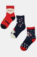 Skarpety Noviti SB089 X-mas Dziewczęce Christmas 27-34