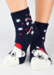 Skarpety Noviti SB089 X-mas Dziewczęce Christmas 27-34