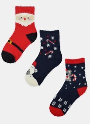 Skarpety Noviti SB089 X-mas Dziewczęce Christmas 27-34