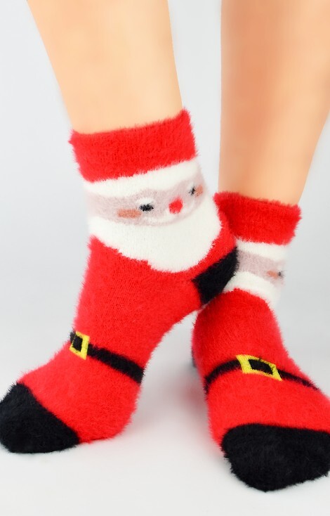 Skarpety Noviti SB089 X-mas Dziewczęce Christmas 27-34