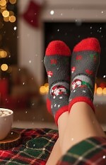 Skarpety Noviti SB090 Świąteczne Damskie 36-41