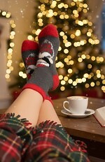 Skarpety Noviti SB090 Świąteczne Damskie 36-41