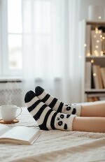 Skarpety Noviti SB093 Panda damskie 36-41