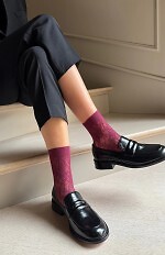 Skarpetki Veneziana Rosa Stile Ażur