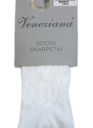 Skarpetki Veneziana Rosa Stile Ażur
