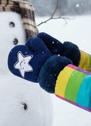 Rękawiczki RED 0011G Futro ze Sznurkiem