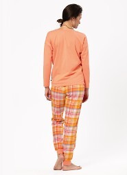 Piżama Key LNS 667 B24 Flanela dł/r S-XL damska