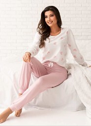 Piżama Donna Sweet Long dł/r S-2XL