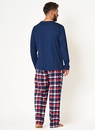 Piżama Key MNS 613 B24 Flanela M-2XL męska