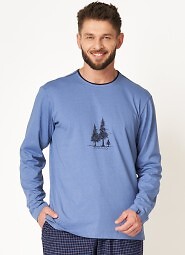 Piżama Key MNS 458 B24 dł/r M-2XL męska