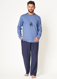 Piżama Key MNS 458 B24 dł/r M-2XL męska