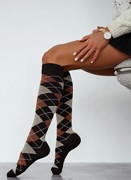 Podkolanówki Milena 0248-006 Romby 37-41