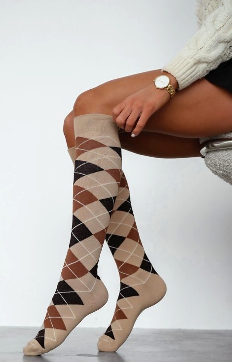 Podkolanówki Milena 0248-006 Romby 37-41