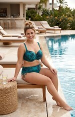 Strój kąpielowy Self S 995 V1AE3 Azure 3