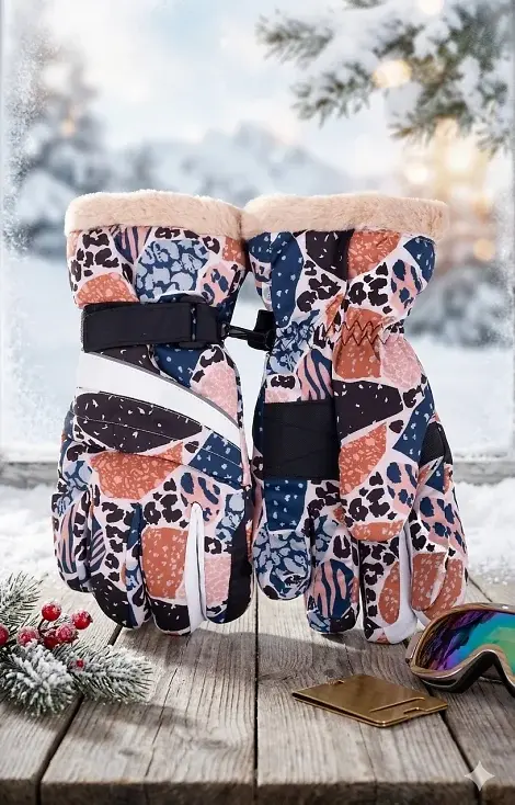 Rękawiczki YOCLUB REN-0257K Narciarskie