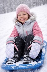 Rękawiczki YOCLUB REN-0314G Girl Narciarskie