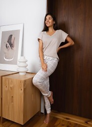 Piżama Sensis Lena kr/r S-XL