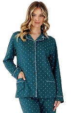 Piżama Leveza Newena 1478 dł/r M-2XL rozpinana