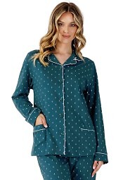 Piżama Leveza Newena 1478 dł/r M-2XL rozpinana