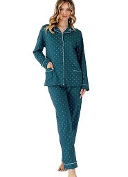 Piżama Leveza Newena 1478 dł/r M-2XL rozpinana