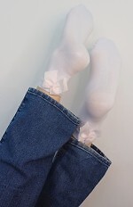 Skarpety Milena 0965 Kokardka 37-41